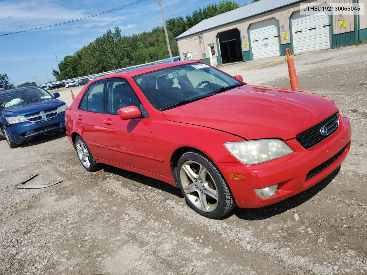 2003 Lexus Is 300 VIN: JTHBD192130065045 Lot: 69179024