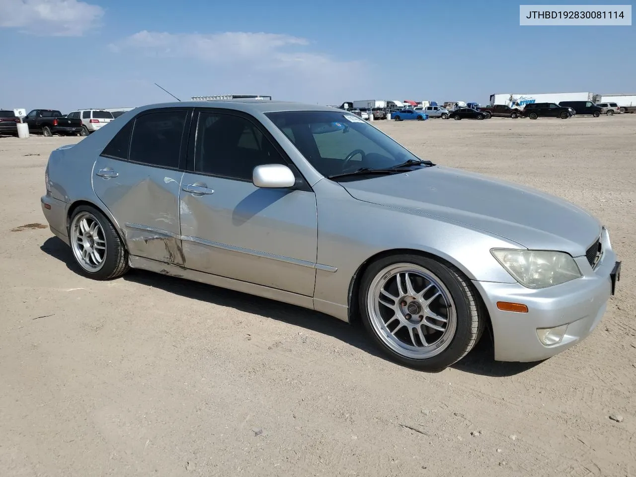 2003 Lexus Is 300 VIN: JTHBD192830081114 Lot: 75614454