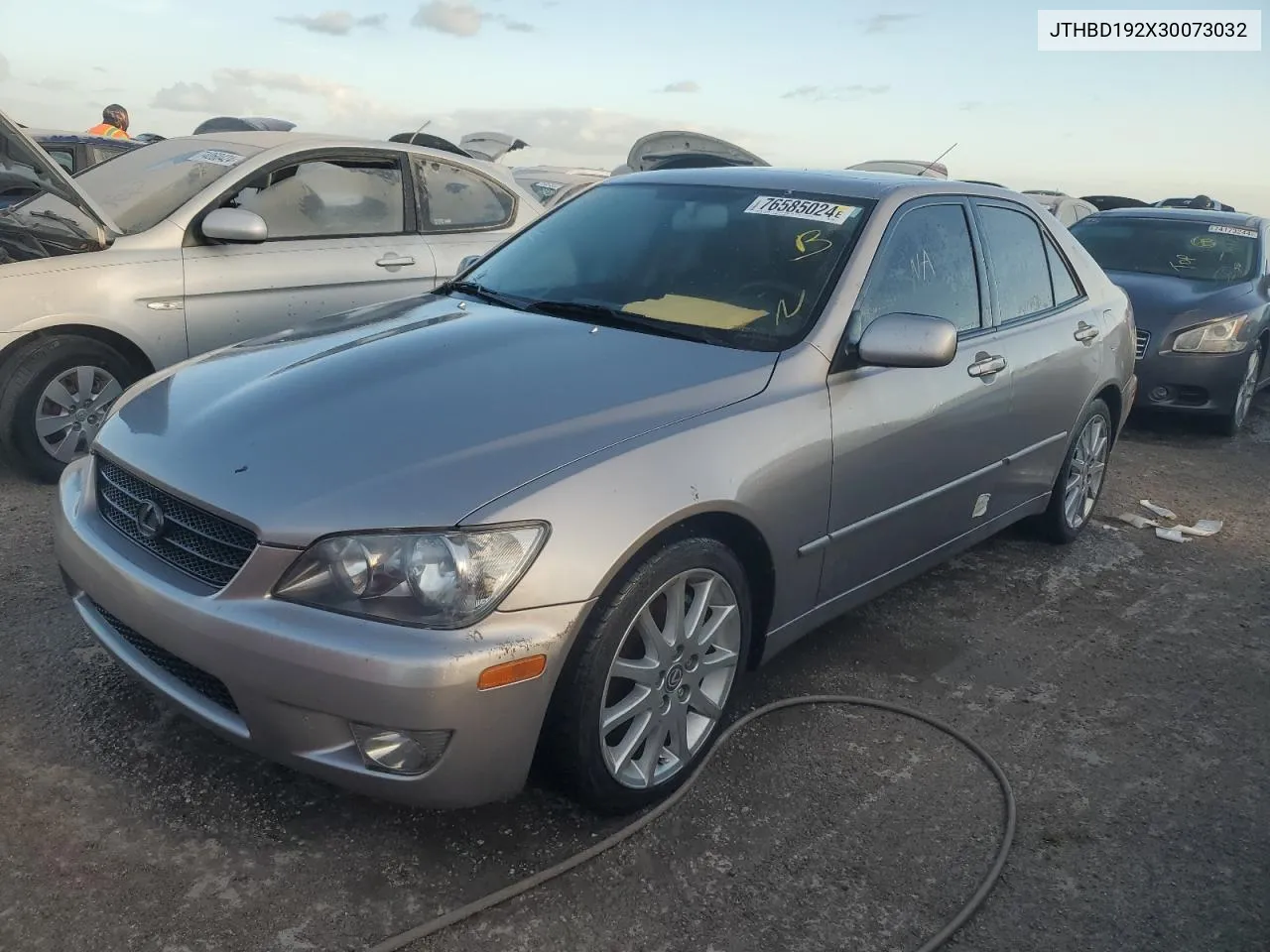 2003 Lexus Is 300 VIN: JTHBD192X30073032 Lot: 76585024