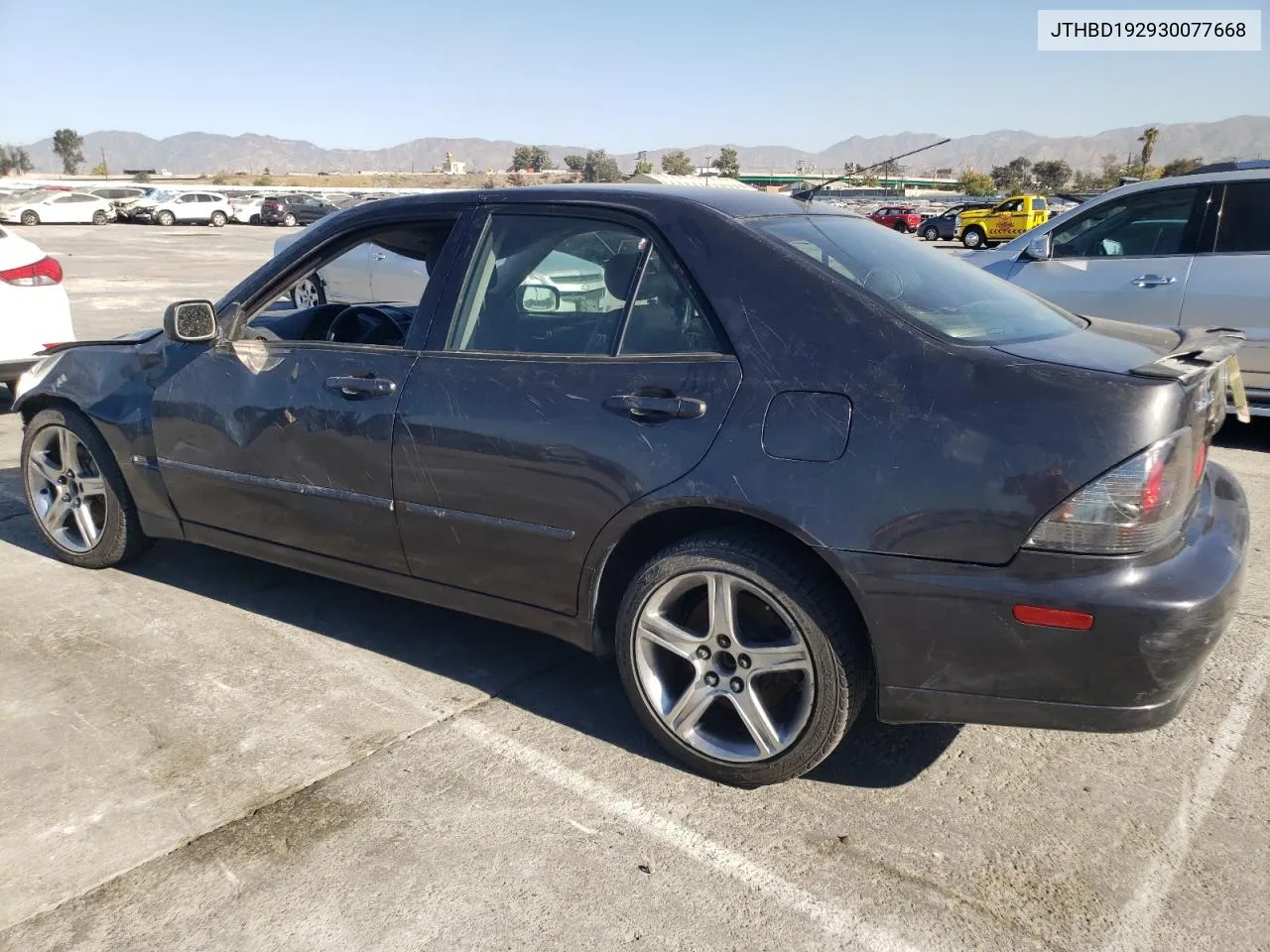 2003 Lexus Is 300 VIN: JTHBD192930077668 Lot: 77634884