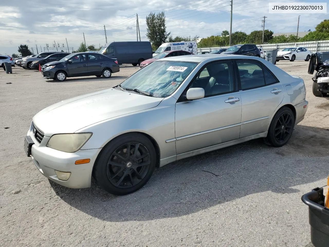 2003 Lexus Is 300 VIN: JTHBD192230070013 Lot: 77989914