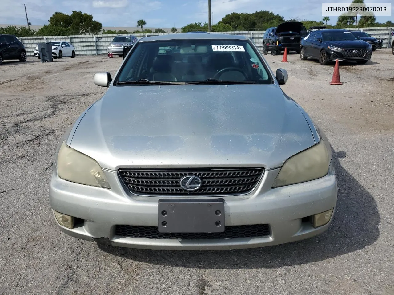 2003 Lexus Is 300 VIN: JTHBD192230070013 Lot: 77989914