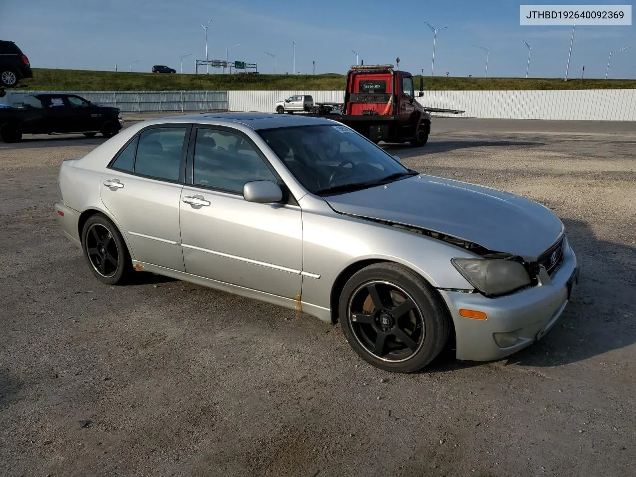 2004 Lexus Is 300 VIN: JTHBD192640092369 Lot: 73955494