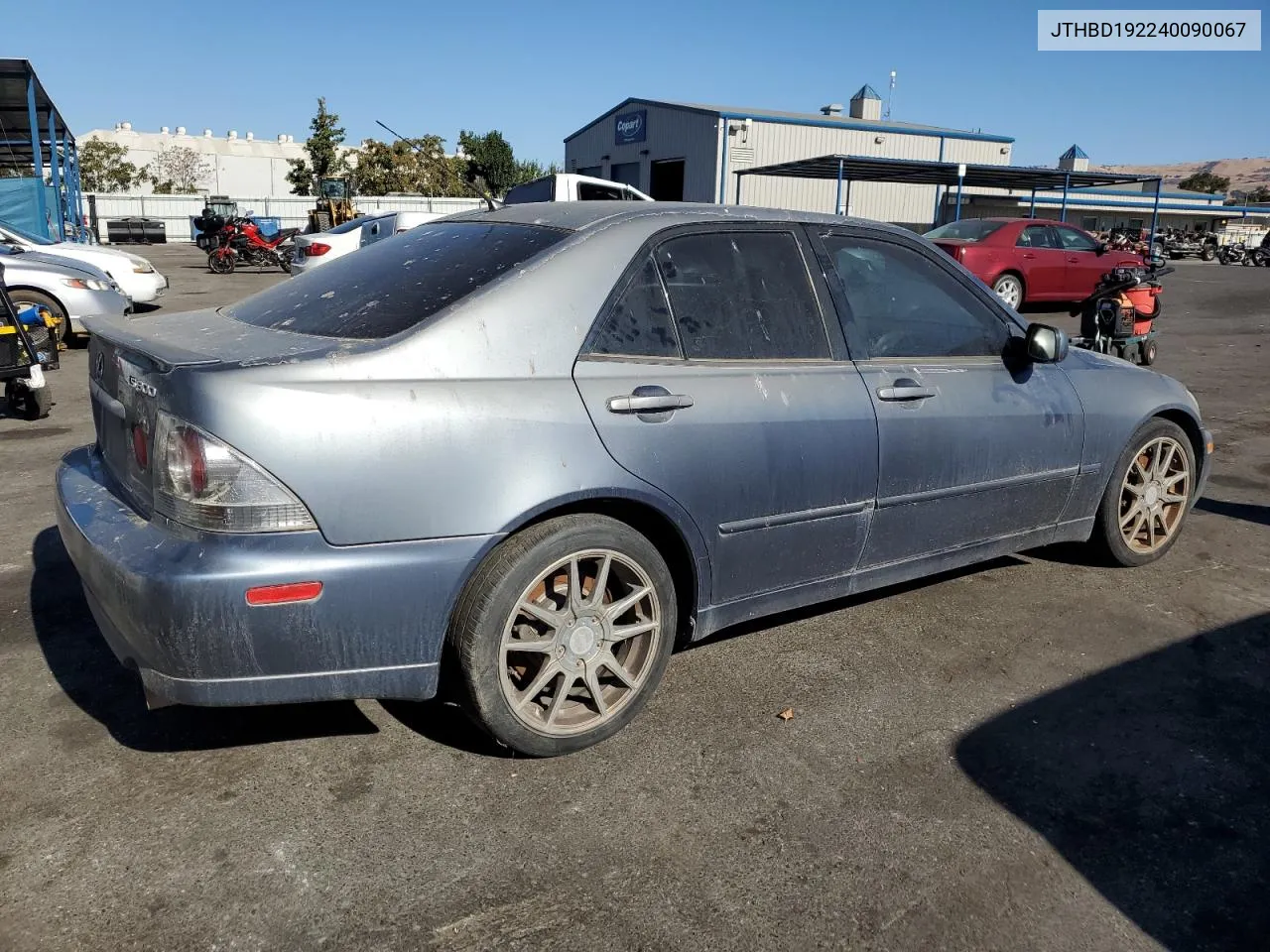 2004 Lexus Is 300 VIN: JTHBD192240090067 Lot: 75965164