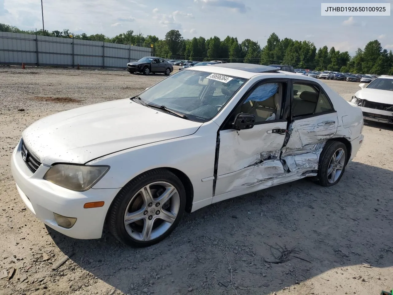 2005 Lexus Is 300 VIN: JTHBD192650100925 Lot: 58696364