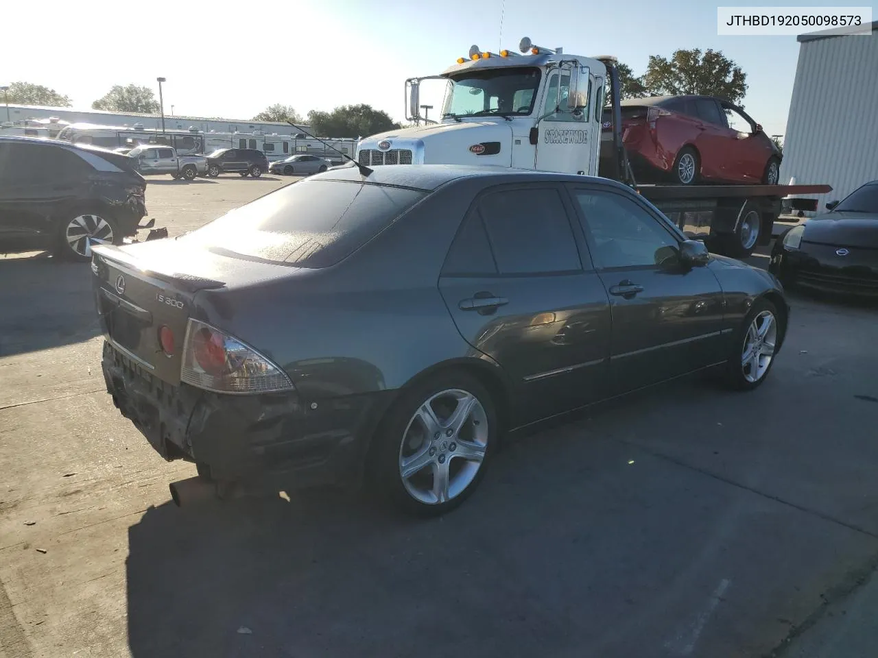 2005 Lexus Is 300 VIN: JTHBD192050098573 Lot: 72285154