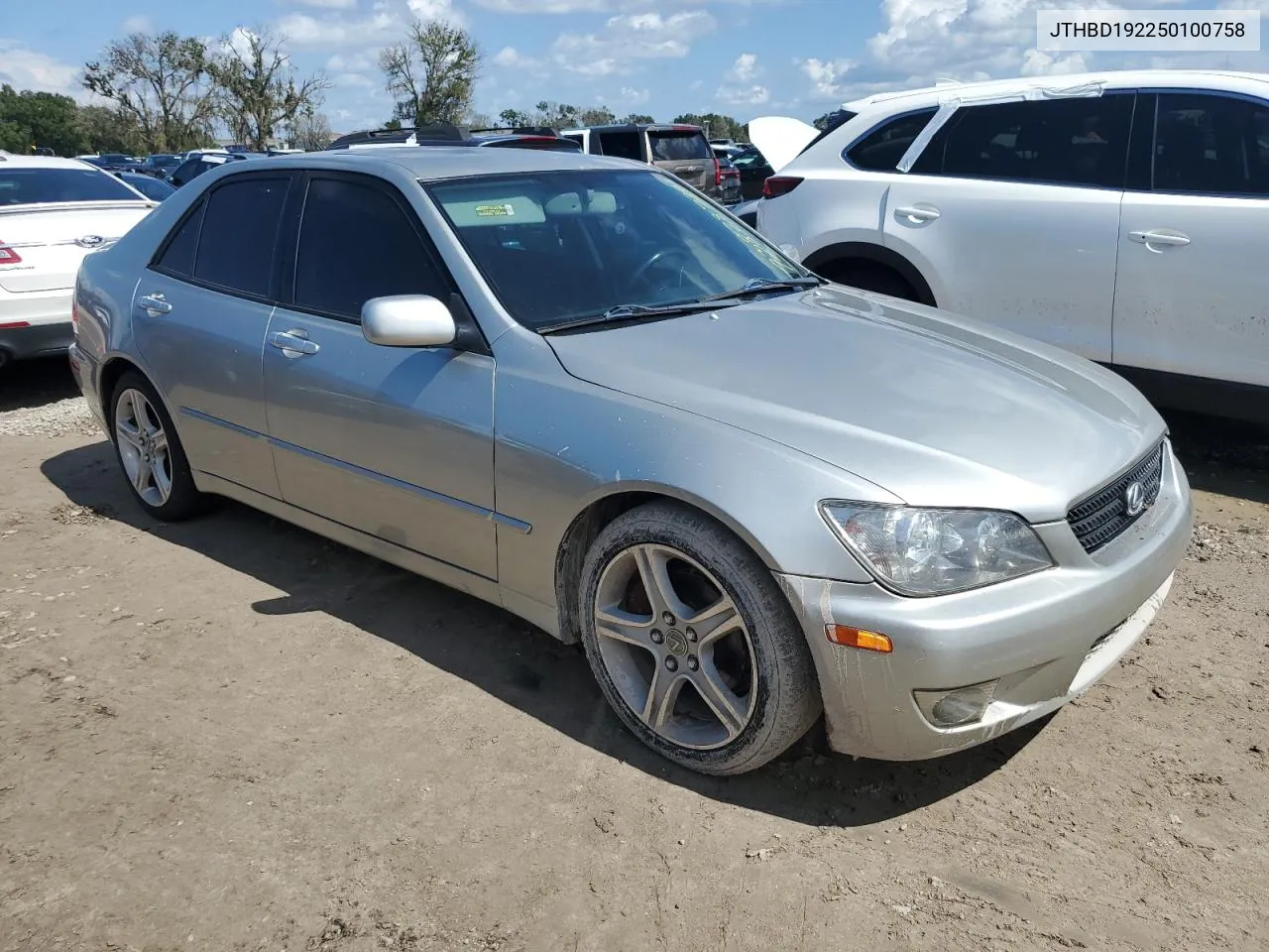 2005 Lexus Is 300 VIN: JTHBD192250100758 Lot: 73828734