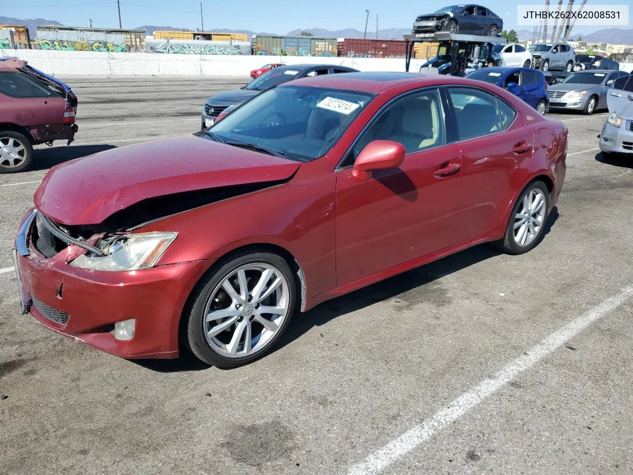 2006 Lexus Is 250 VIN: JTHBK262X62008531 Lot: 70273414