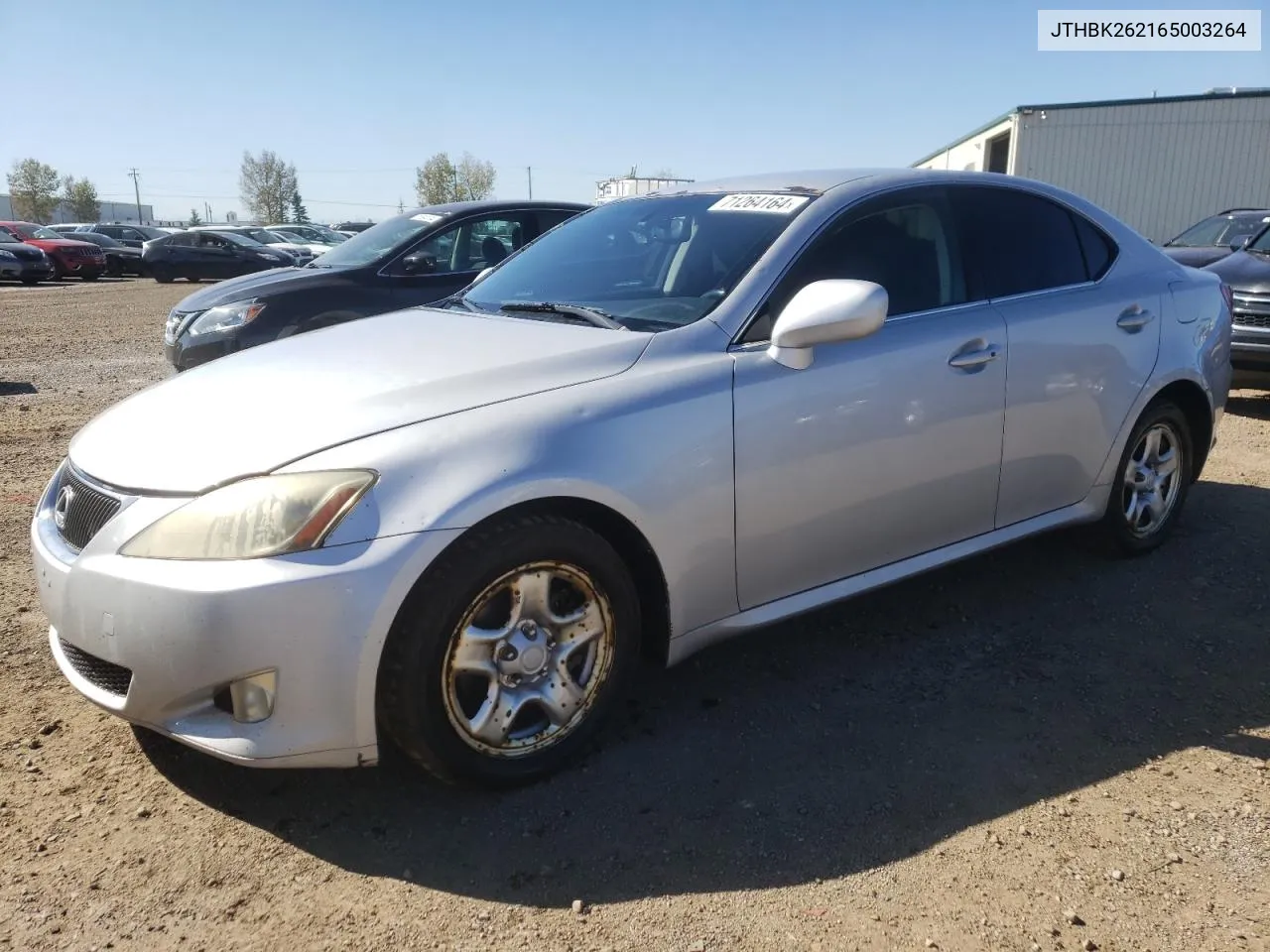 2006 Lexus Is 250 VIN: JTHBK262165003264 Lot: 71264164