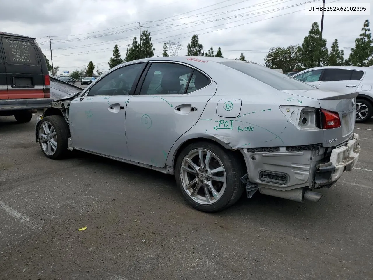 2006 Lexus Is 350 VIN: JTHBE262X62002395 Lot: 71865764