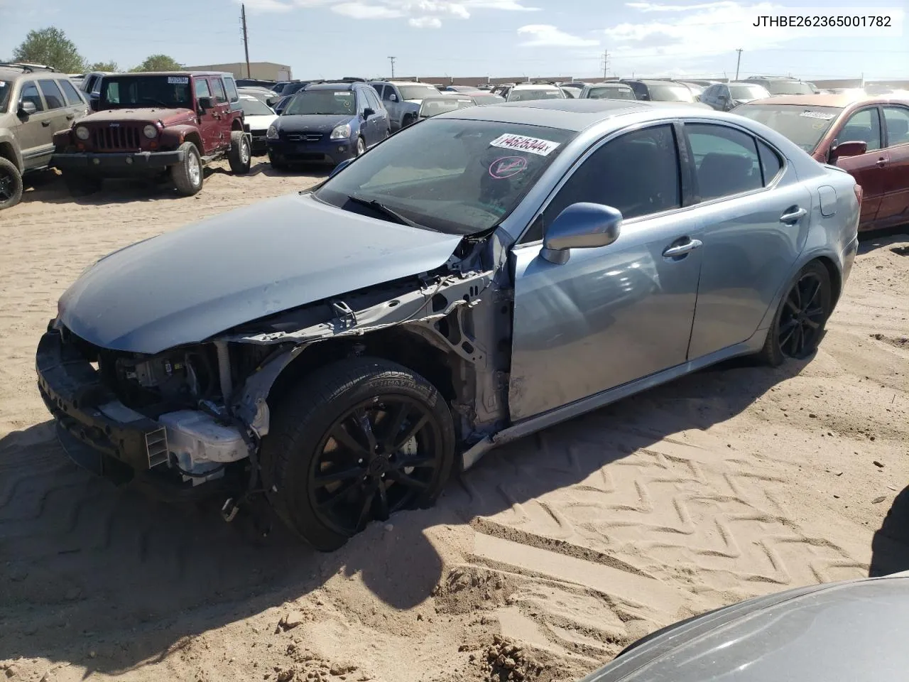 2006 Lexus Is 350 VIN: JTHBE262365001782 Lot: 74525344