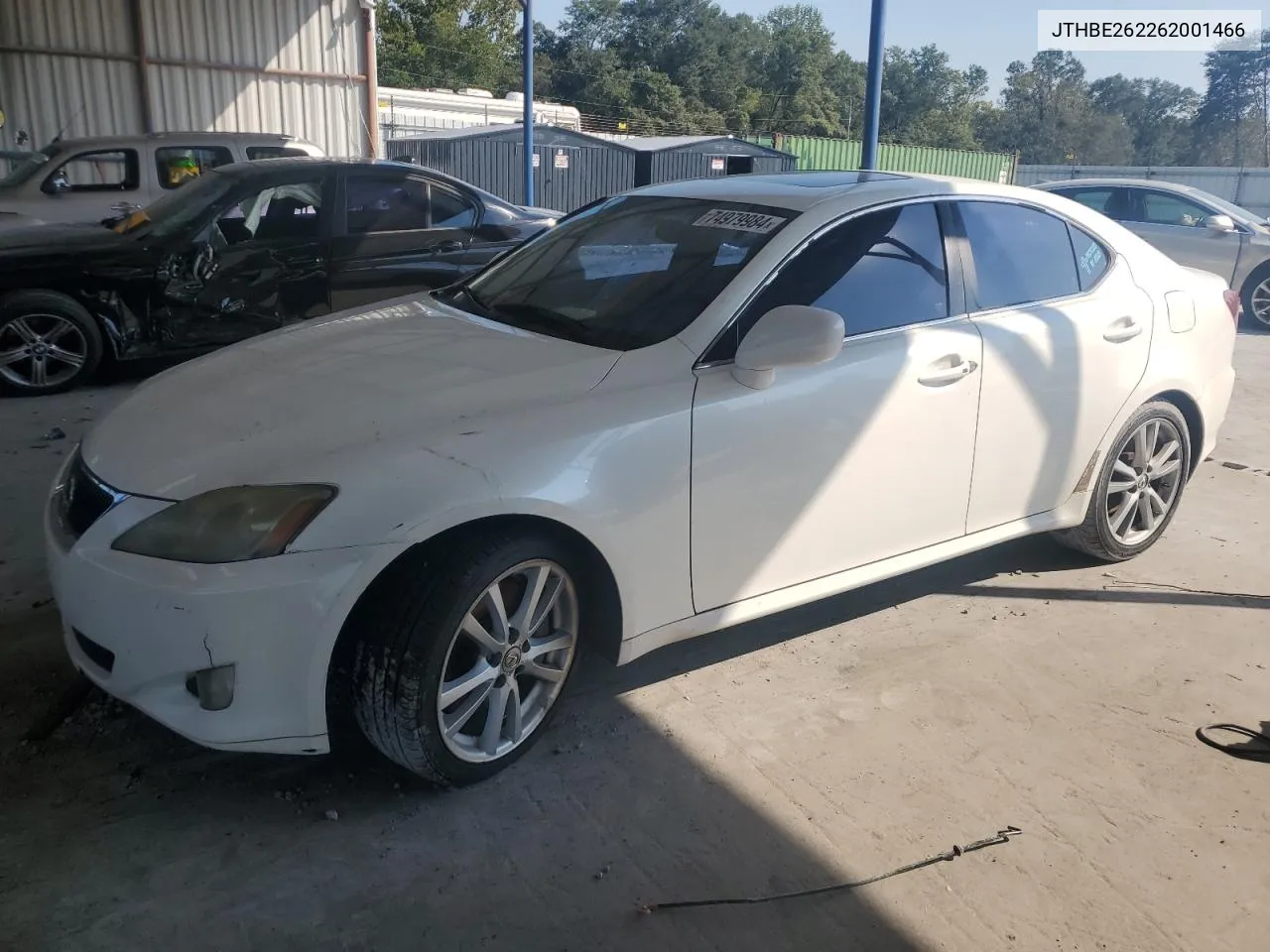 JTHBE262262001466 2006 Lexus Is 350