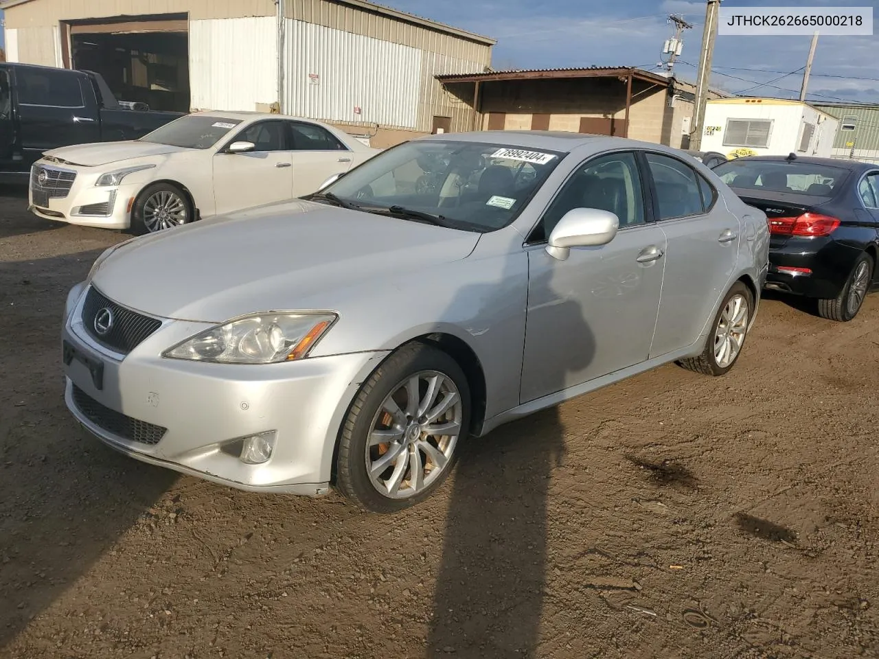 2006 Lexus Is 250 VIN: JTHCK262665000218 Lot: 78992404