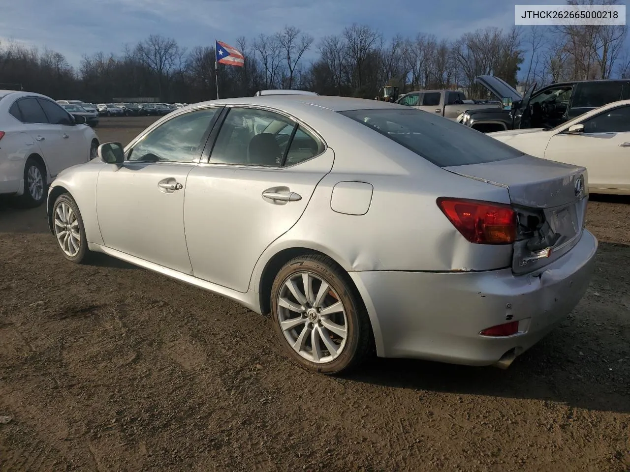 2006 Lexus Is 250 VIN: JTHCK262665000218 Lot: 78992404