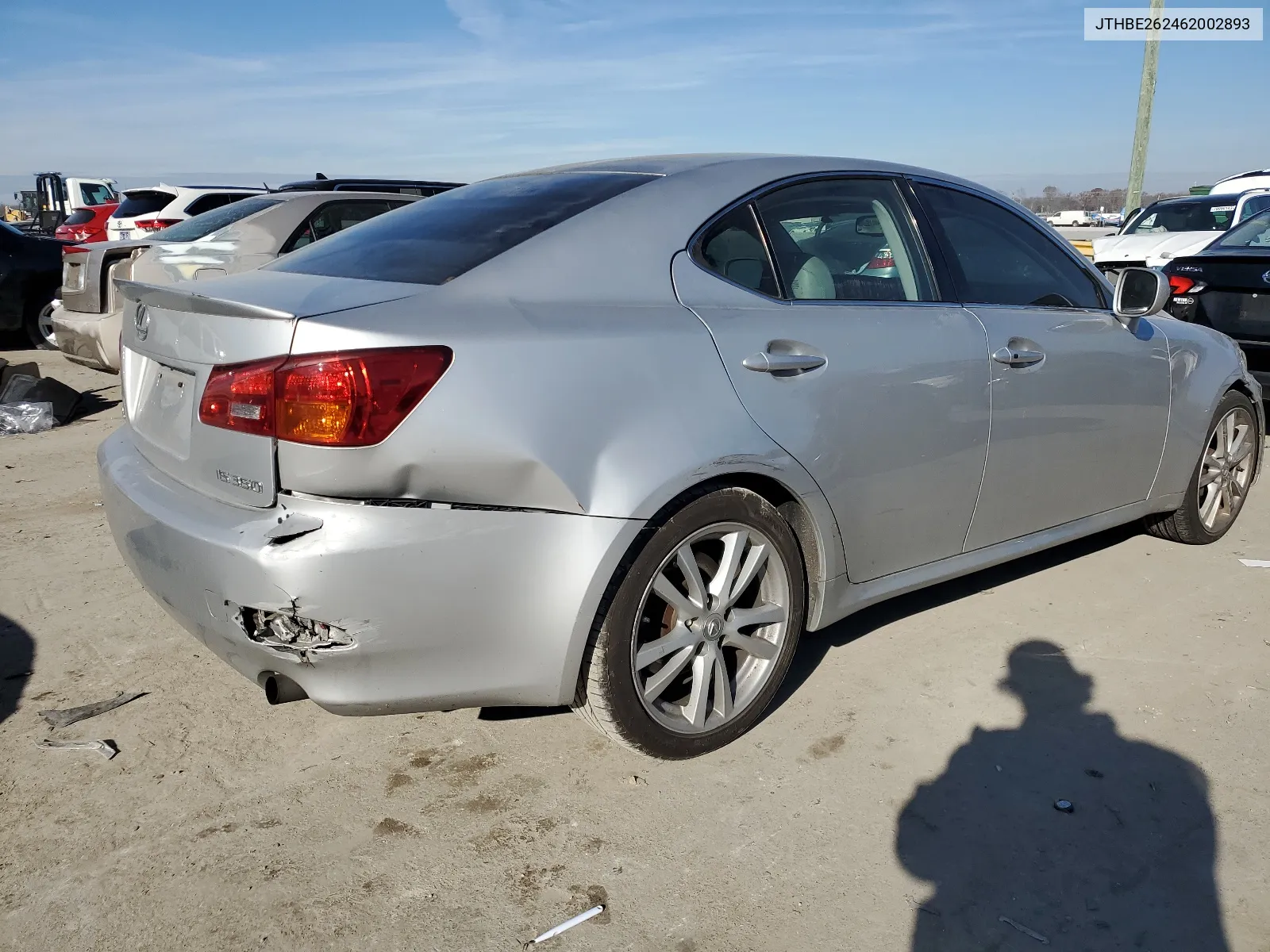 JTHBE262462002893 2006 Lexus Is 350