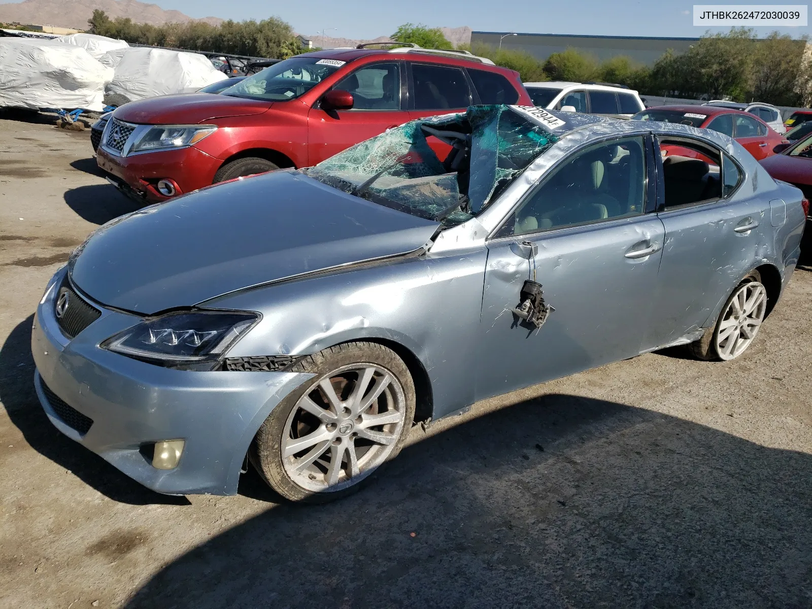 2007 Lexus Is 250 VIN: JTHBK262472030039 Lot: 53272944