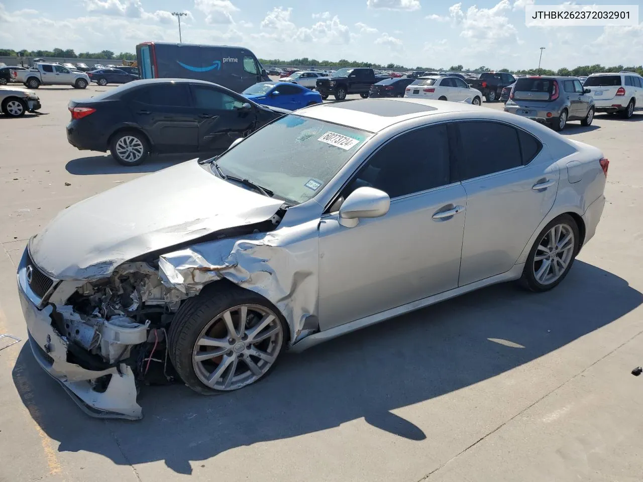 2007 Lexus Is 250 VIN: JTHBK262372032901 Lot: 60273724