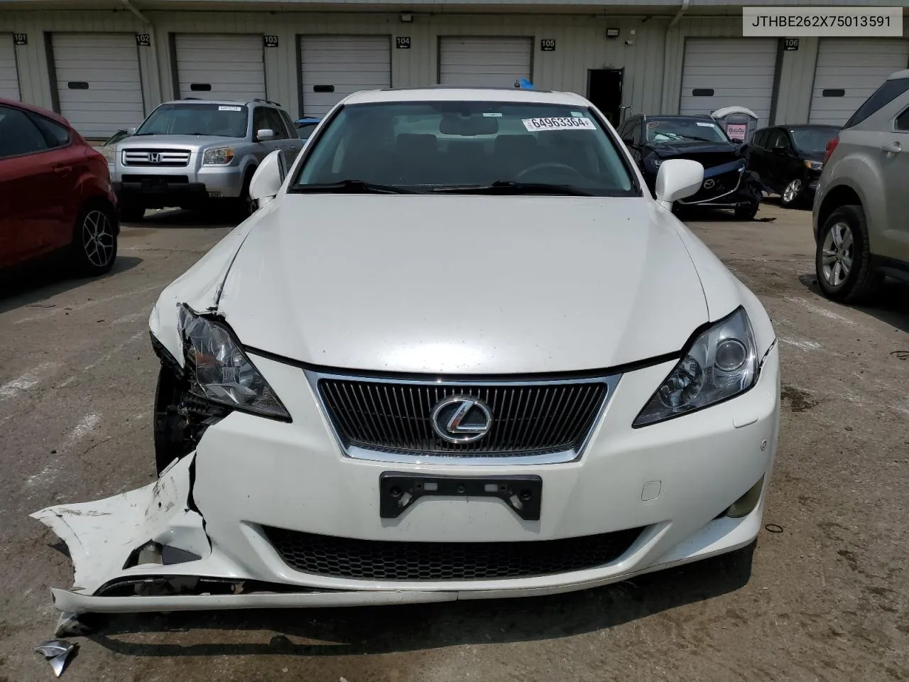 2007 Lexus Is 350 VIN: JTHBE262X75013591 Lot: 64963364