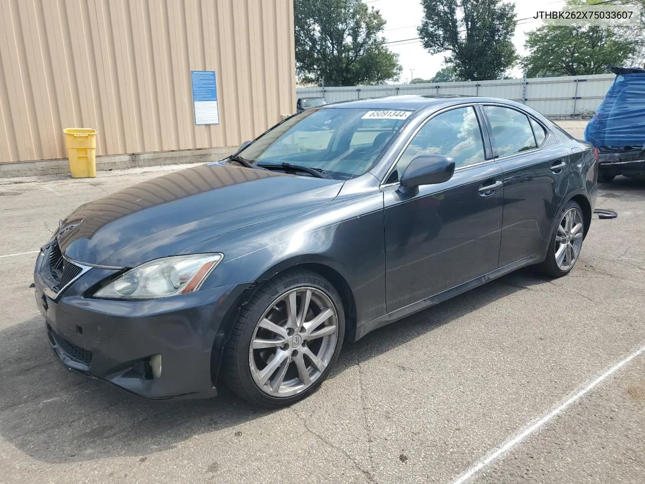 2007 Lexus Is 250 VIN: JTHBK262X75033607 Lot: 65091344