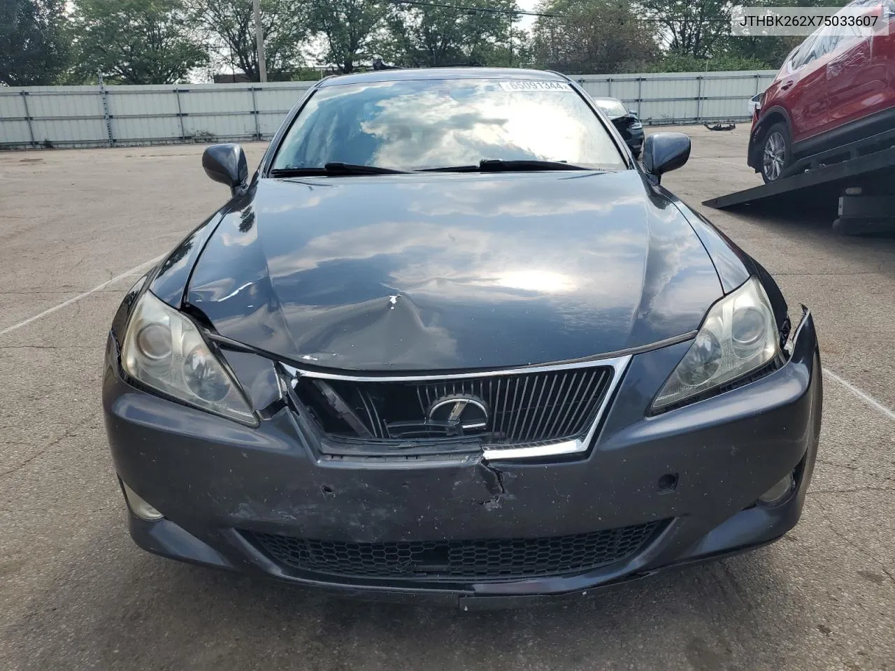 2007 Lexus Is 250 VIN: JTHBK262X75033607 Lot: 65091344