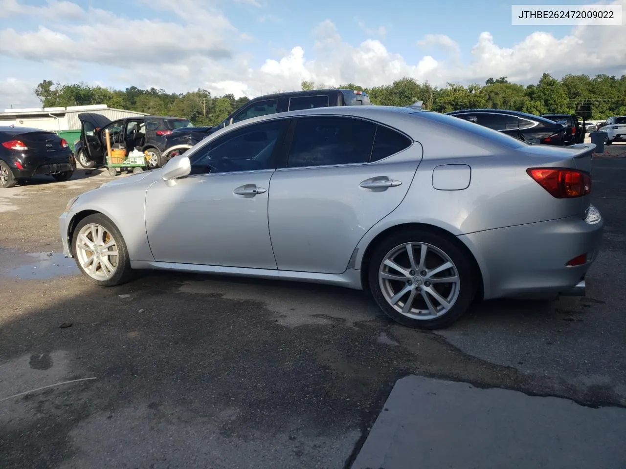 2007 Lexus Is 350 VIN: JTHBE262472009022 Lot: 65998824