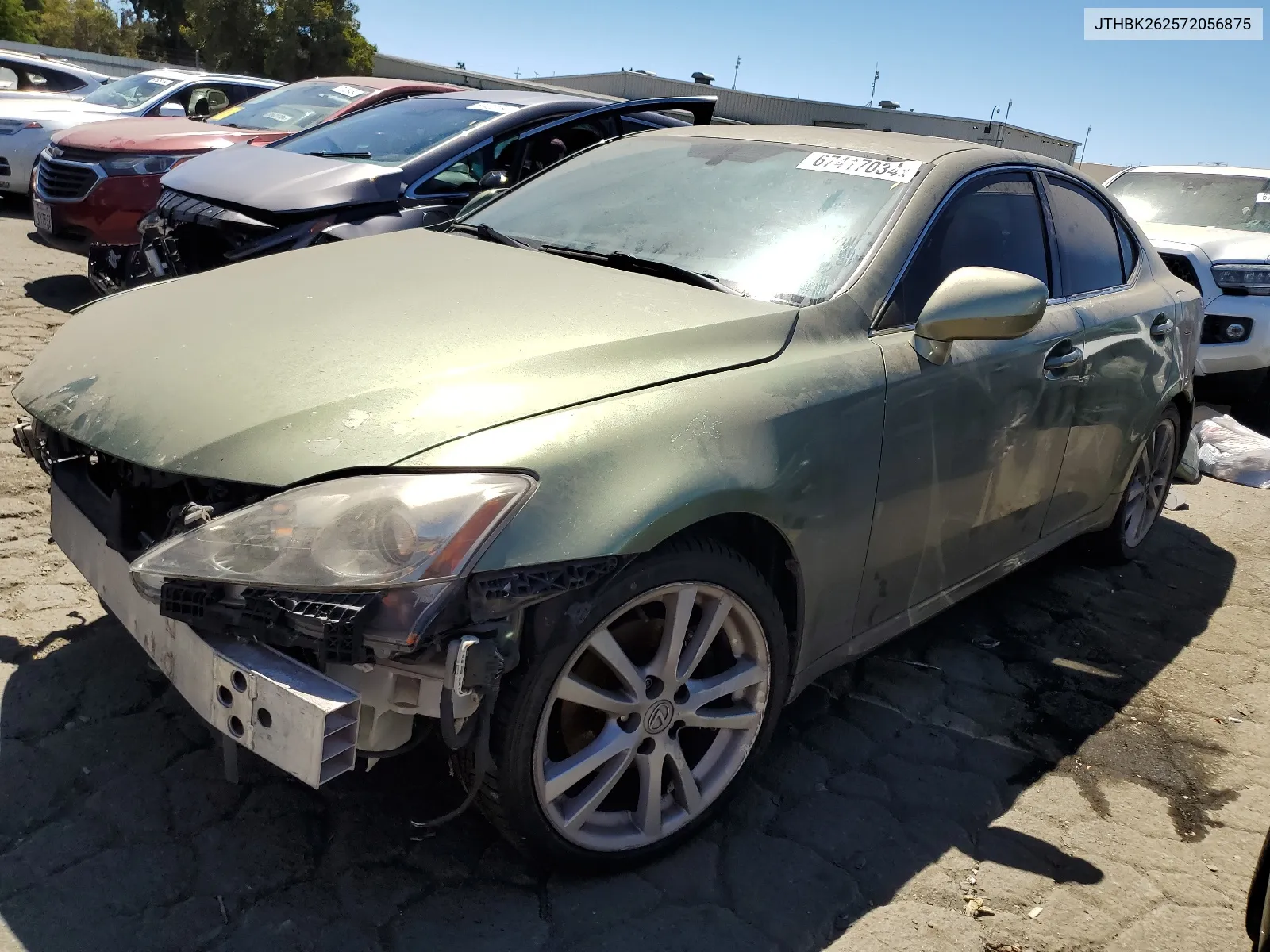 2007 Lexus Is 250 VIN: JTHBK262572056875 Lot: 67417034