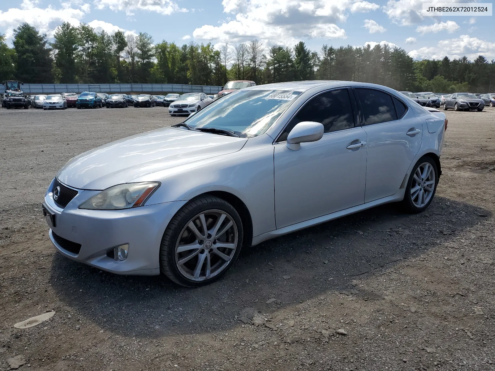 2007 Lexus Is 350 VIN: JTHBE262X72012524 Lot: 68015554