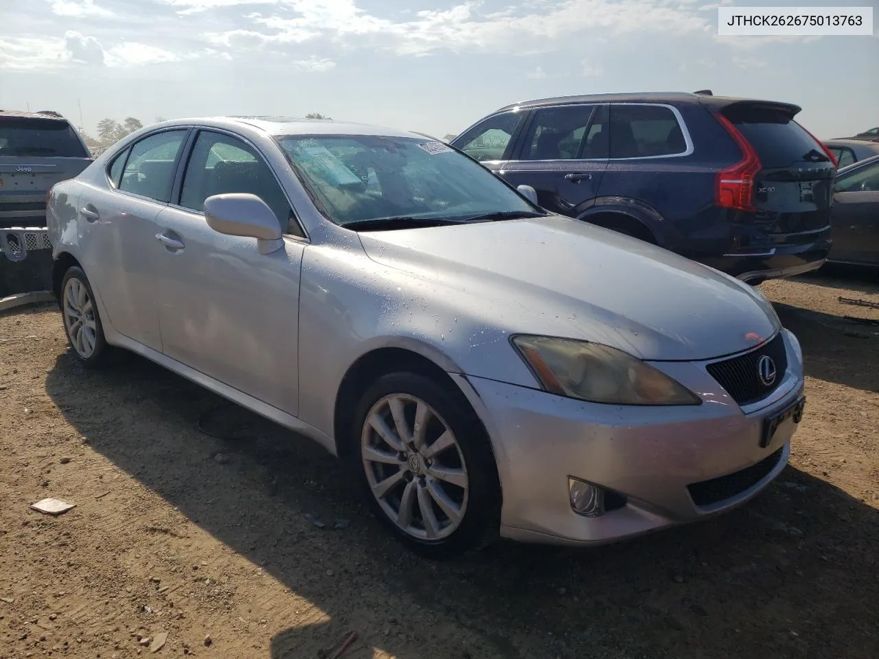 2007 Lexus Is 250 VIN: JTHCK262675013763 Lot: 68242854