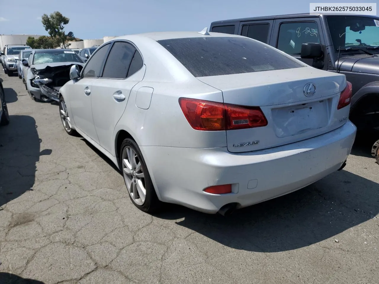 2007 Lexus Is 250 VIN: JTHBK262575033045 Lot: 68635444