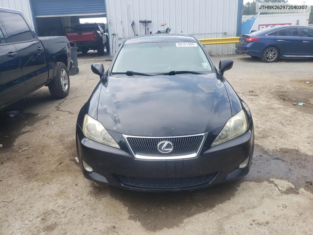 2007 Lexus Is 250 VIN: JTHBK262972040307 Lot: 69191464