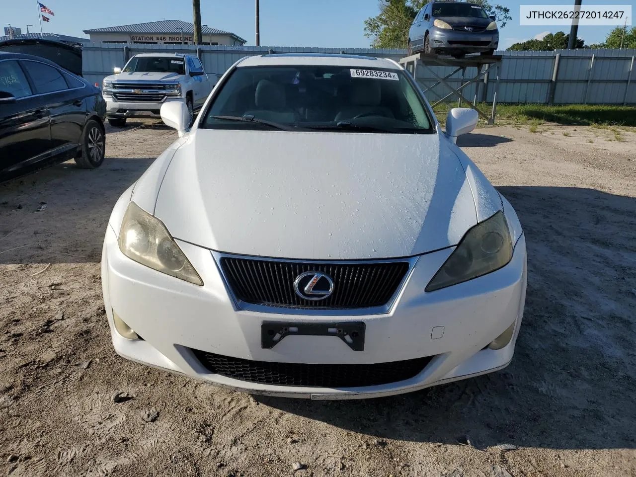 2007 Lexus Is 250 VIN: JTHCK262272014247 Lot: 69283234