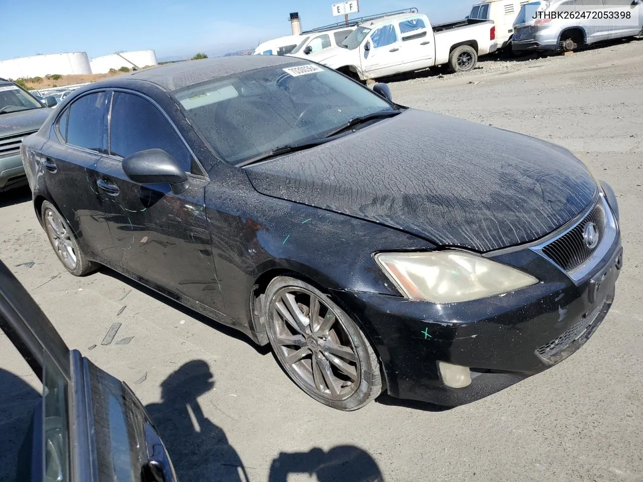 JTHBK262472053398 2007 Lexus Is 250