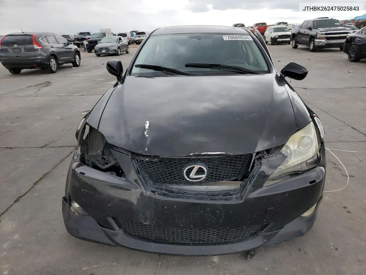 JTHBK262475025843 2007 Lexus Is 250