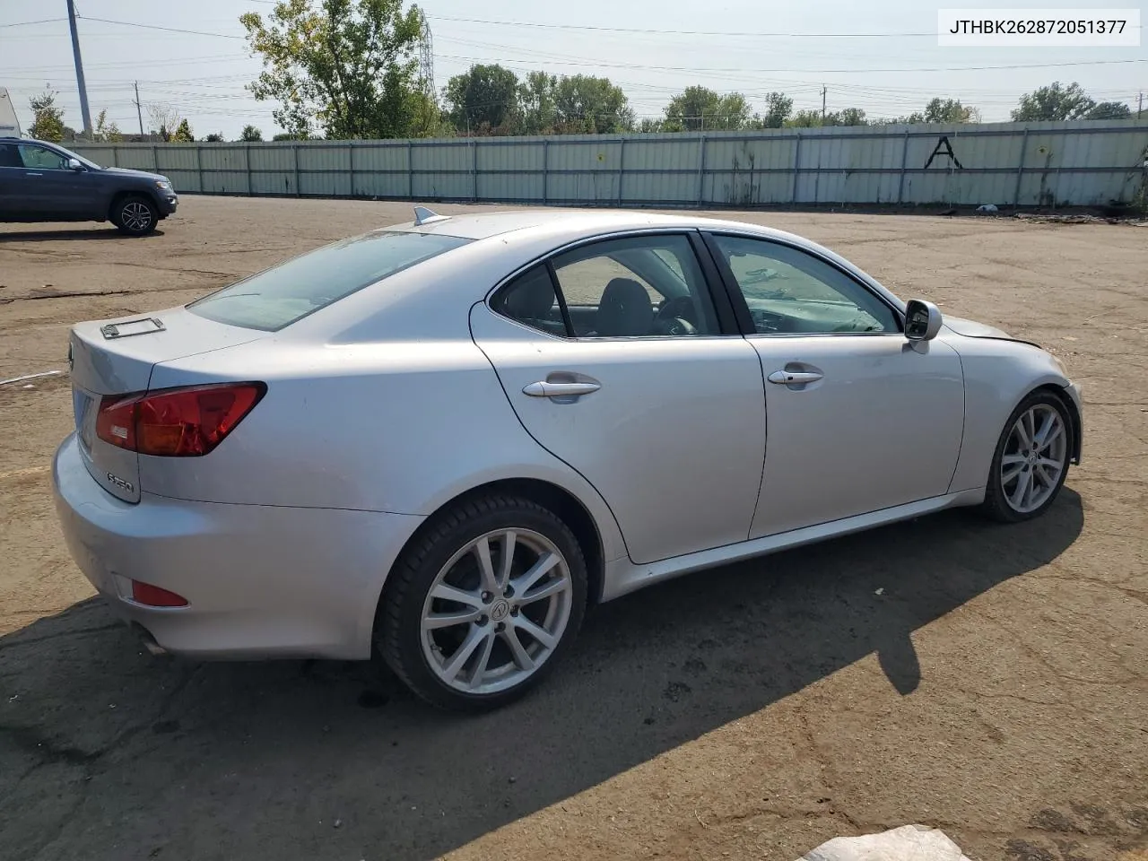 2007 Lexus Is 250 VIN: JTHBK262872051377 Lot: 70812414