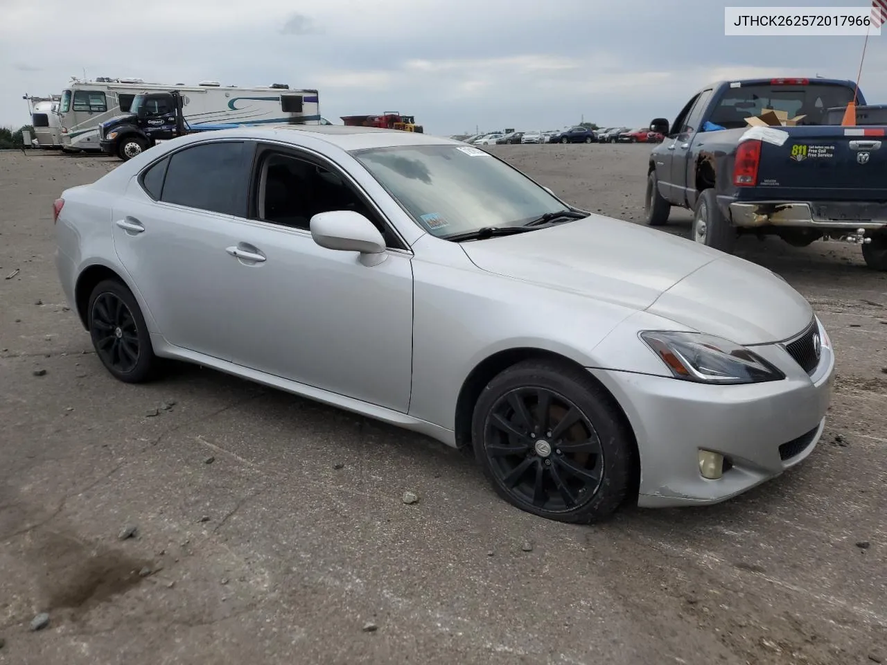 2007 Lexus Is 250 VIN: JTHCK262572017966 Lot: 71818534