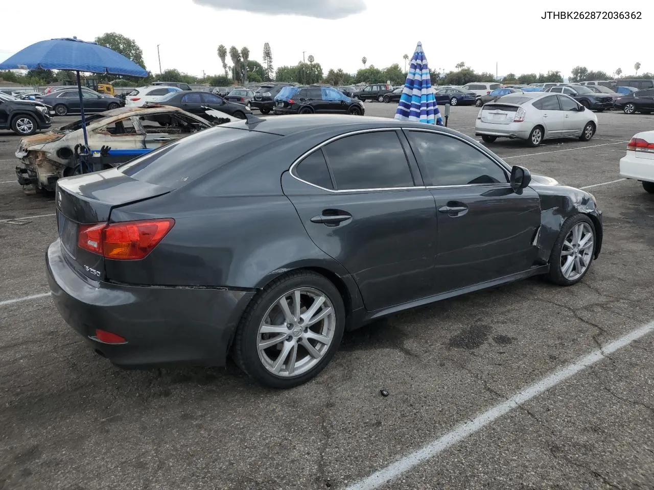 2007 Lexus Is 250 VIN: JTHBK262872036362 Lot: 72447464