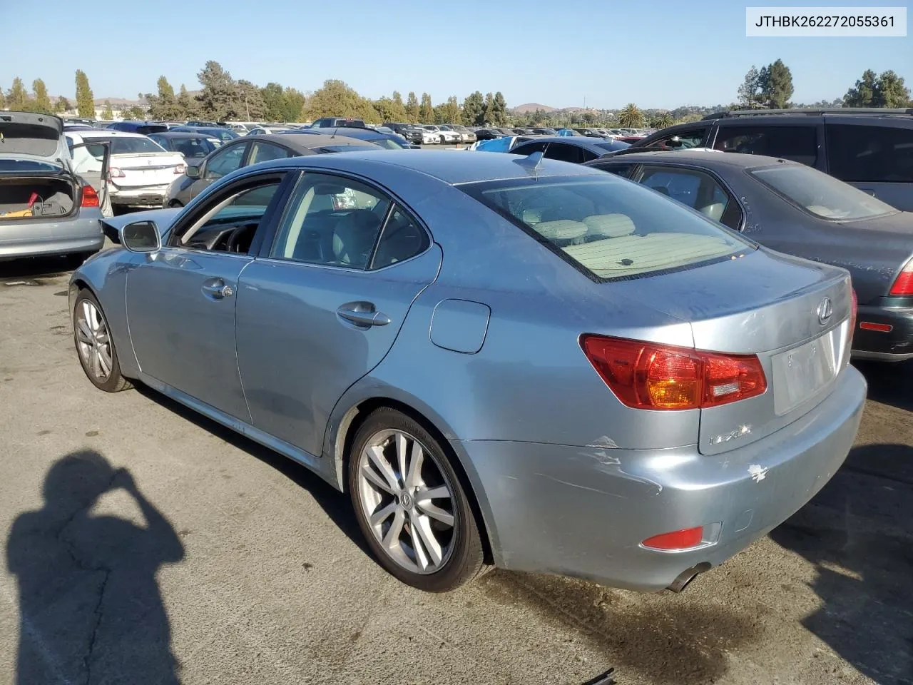 2007 Lexus Is 250 VIN: JTHBK262272055361 Lot: 74585684