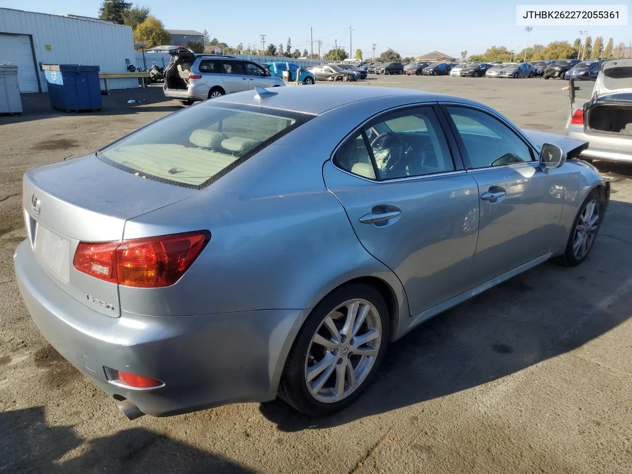 2007 Lexus Is 250 VIN: JTHBK262272055361 Lot: 74585684