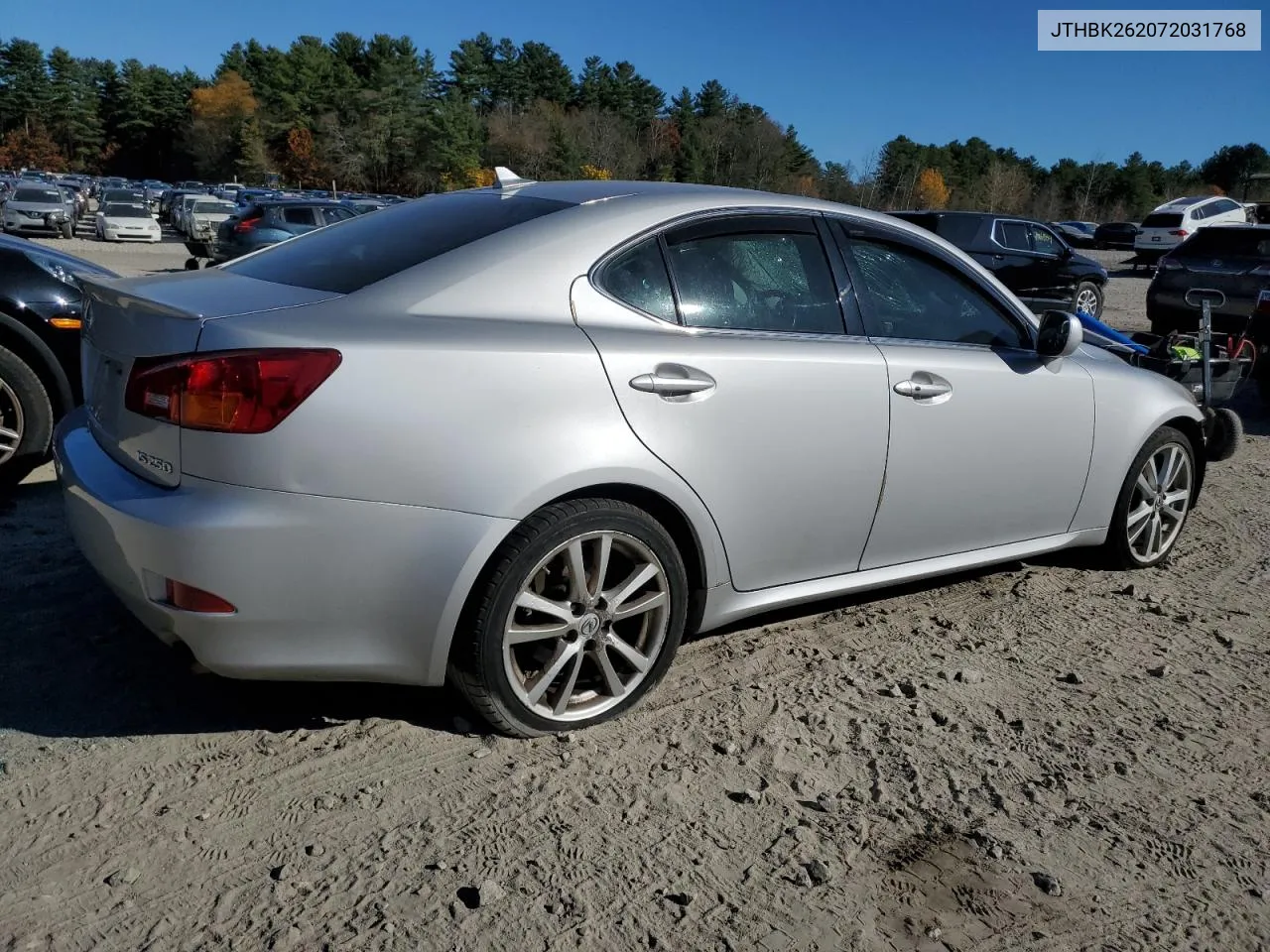 2007 Lexus Is 250 VIN: JTHBK262072031768 Lot: 77606414