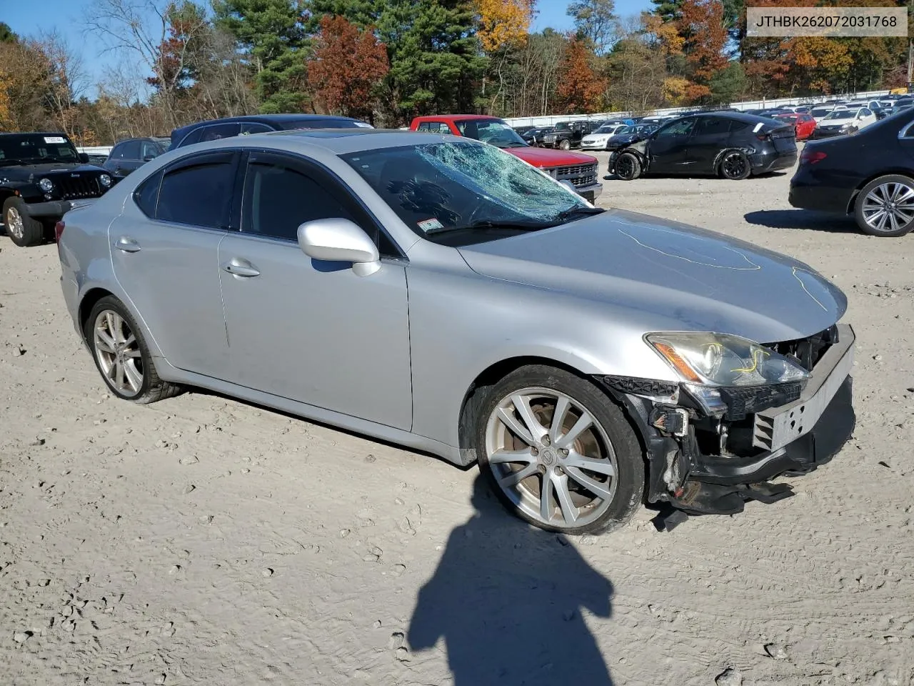 2007 Lexus Is 250 VIN: JTHBK262072031768 Lot: 77606414