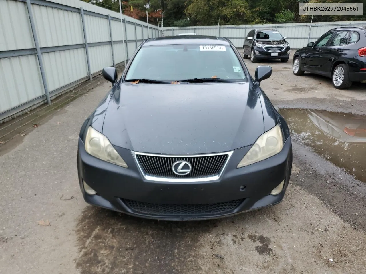 2007 Lexus Is 250 VIN: JTHBK262972048651 Lot: 79188914