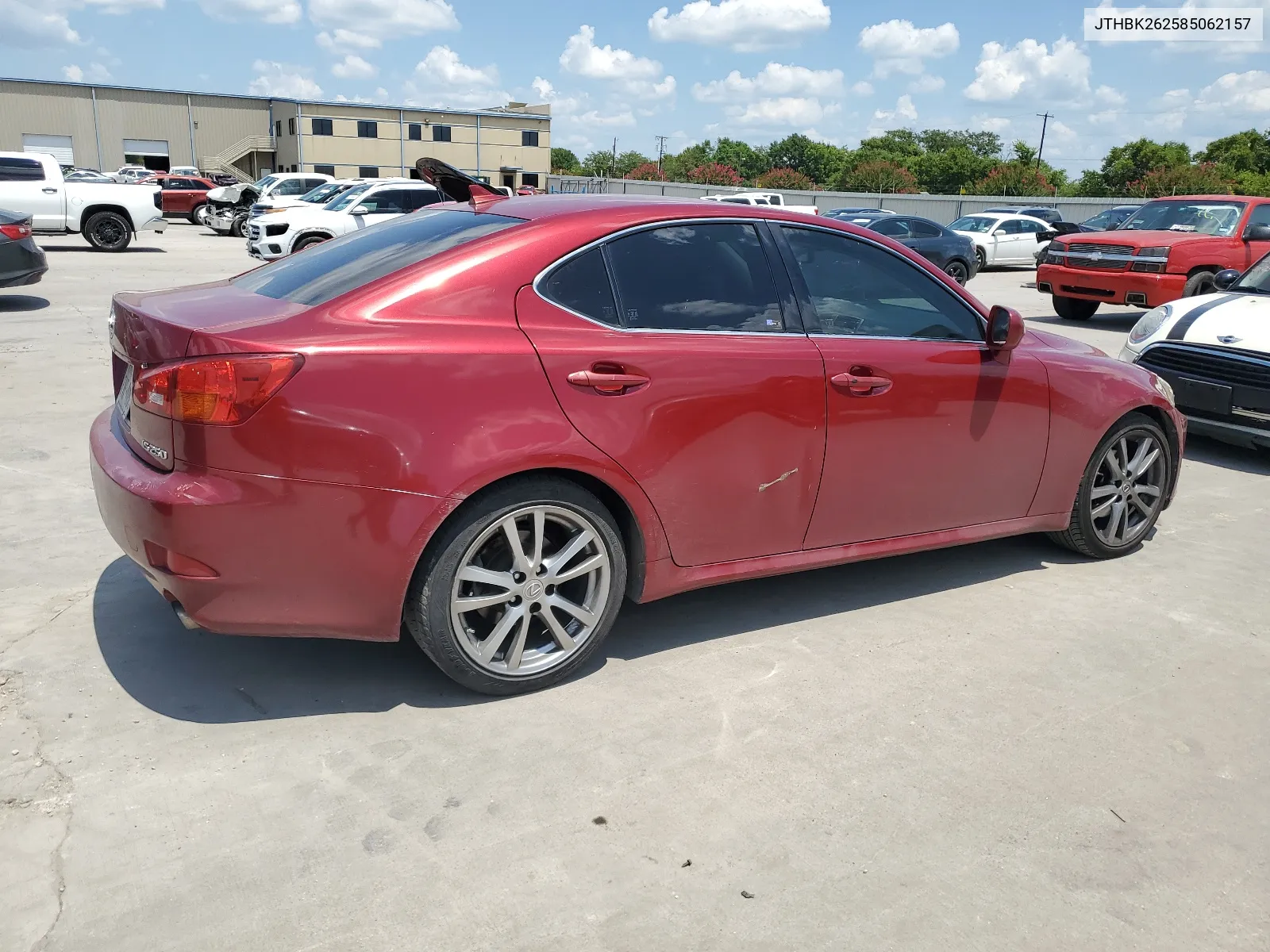 2008 Lexus Is 250 VIN: JTHBK262585062157 Lot: 62340554