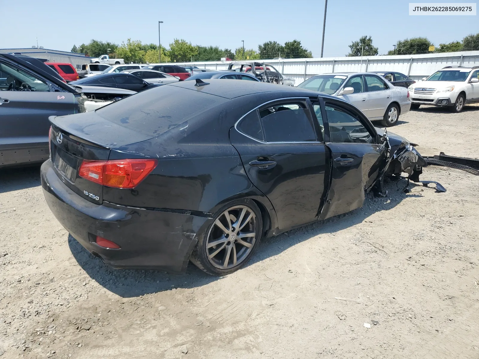 2008 Lexus Is 250 VIN: JTHBK262285069275 Lot: 62684904