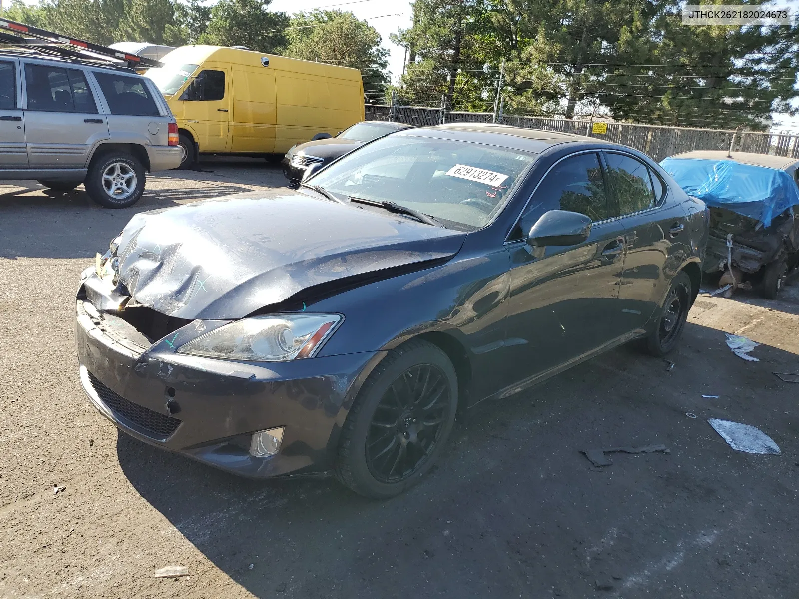 2008 Lexus Is 250 VIN: JTHCK262182024673 Lot: 62913274