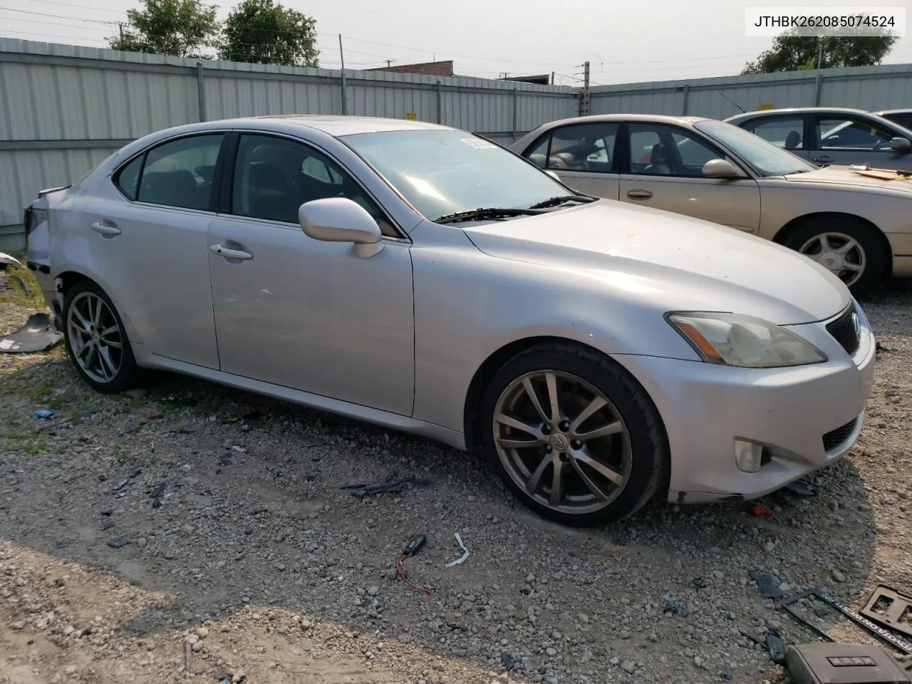 JTHBK262085074524 2008 Lexus Is 250