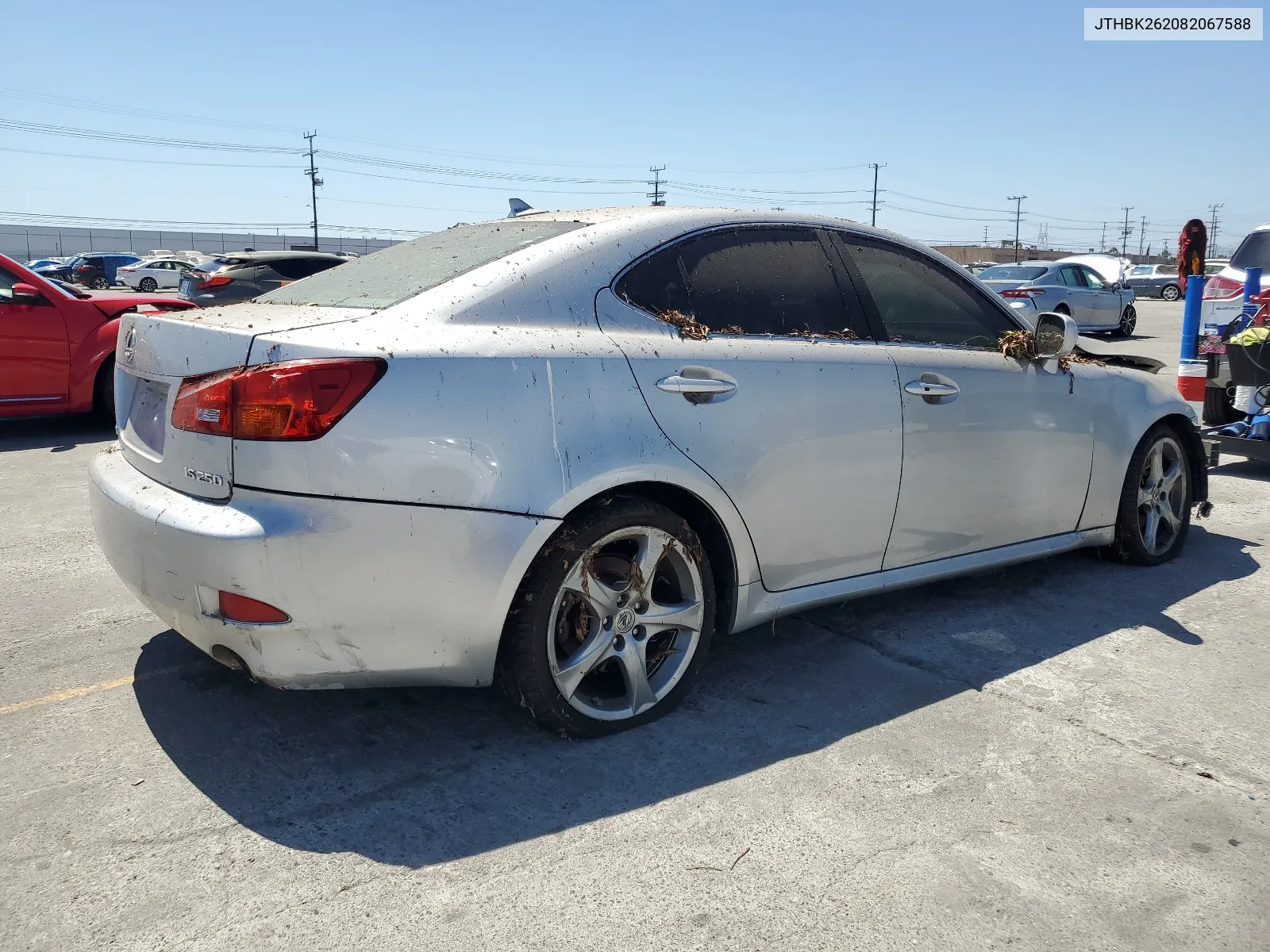 2008 Lexus Is 250 VIN: JTHBK262082067588 Lot: 67729414