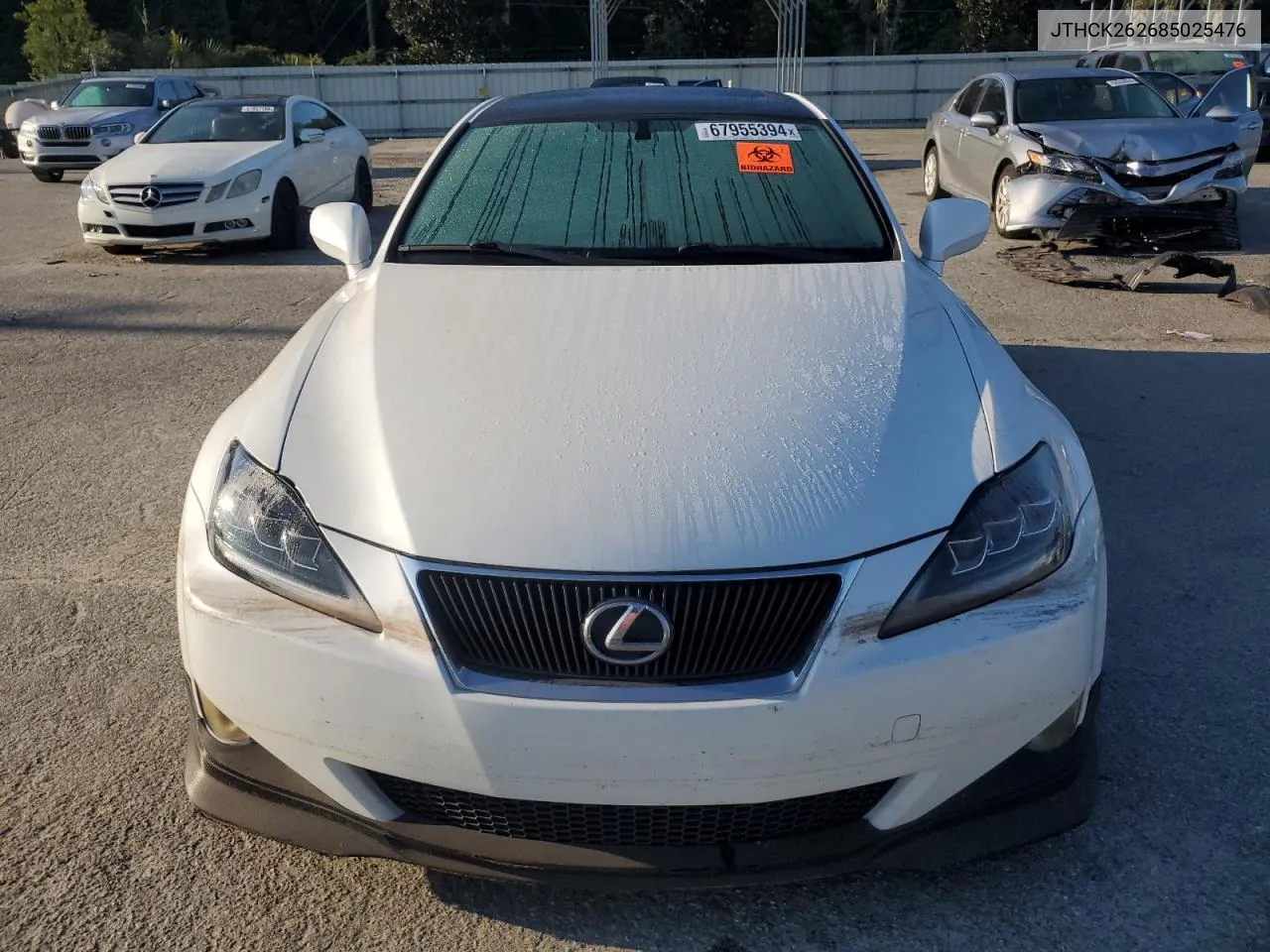 2008 Lexus Is 250 VIN: JTHCK262685025476 Lot: 67955394