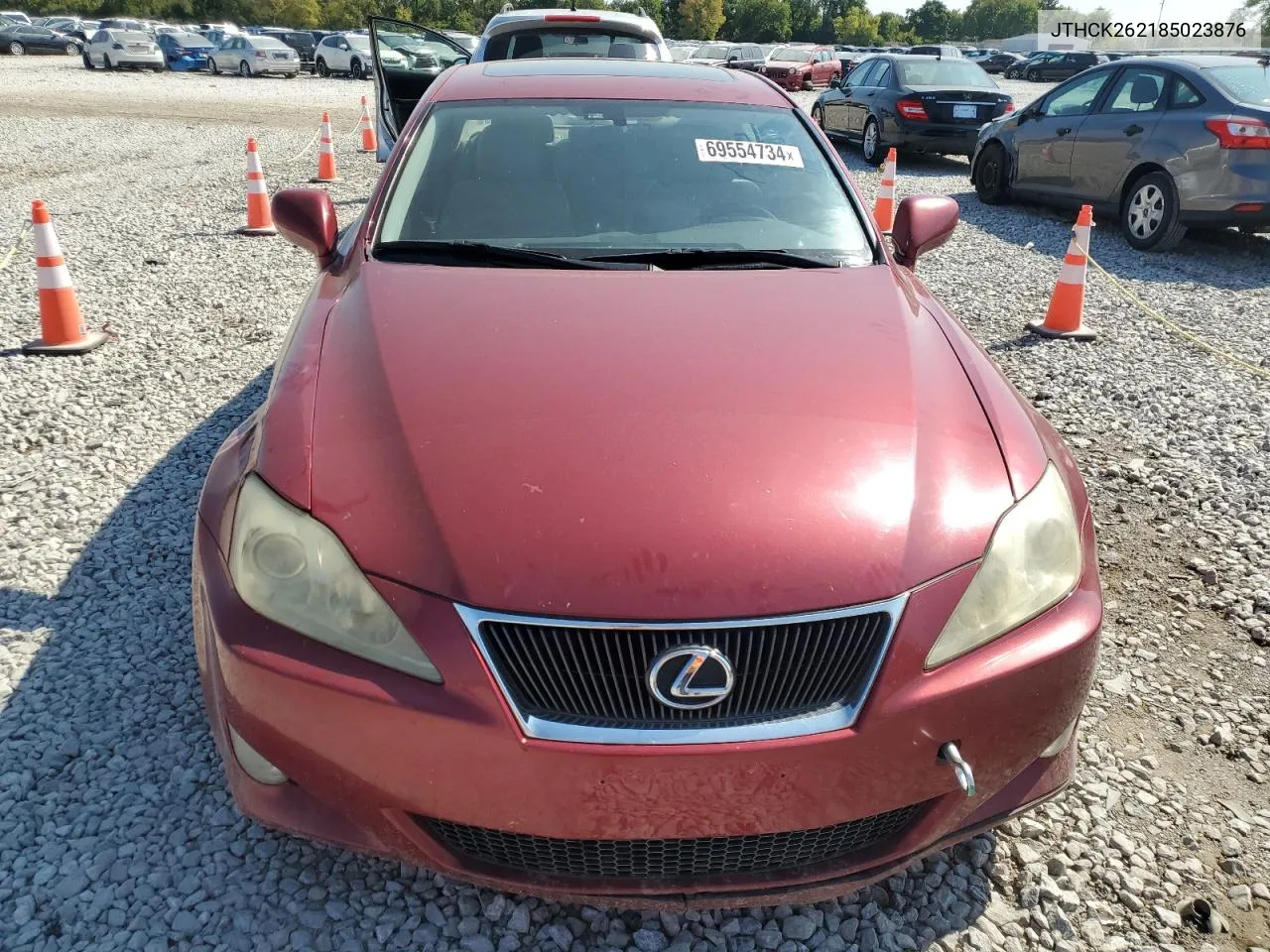 2008 Lexus Is 250 VIN: JTHCK262185023876 Lot: 69554734