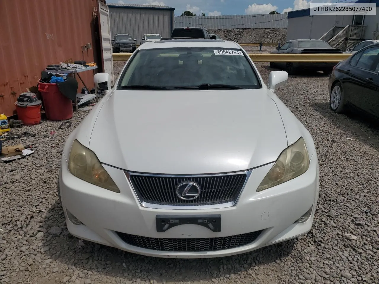 2008 Lexus Is 250 VIN: JTHBK262285077490 Lot: 69642764