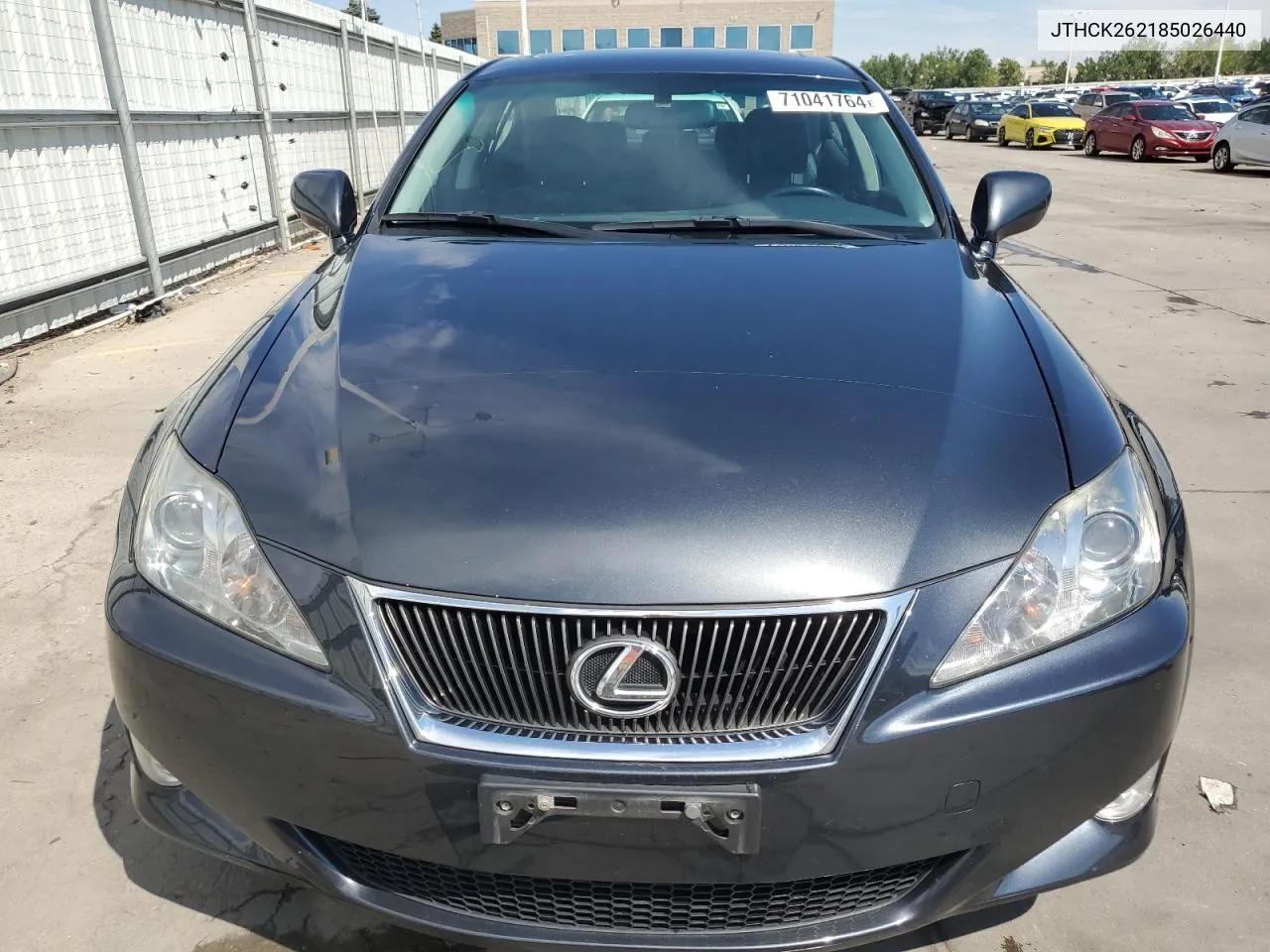 2008 Lexus Is 250 VIN: JTHCK262185026440 Lot: 71041764